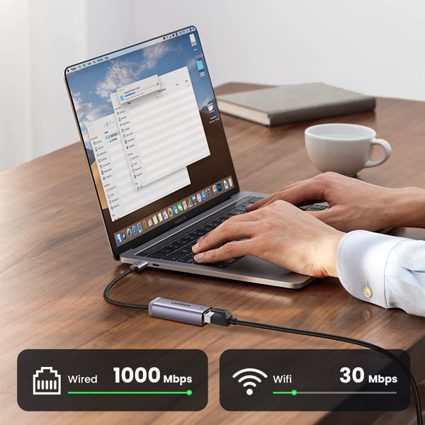 مبدل USB به Ethernet یوگرین مدل CM209-50922