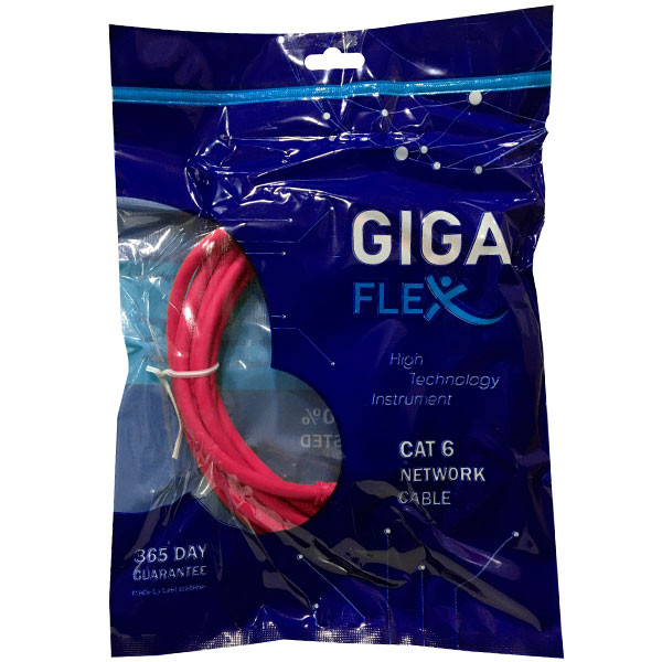 کابل شبکه Cat6 گیگافلکس مدل GI-UTP-2M